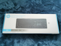 BRAND NEW HP Wireless Keyboard, Long Battery Life, Low-Profile