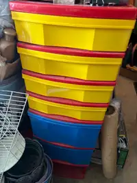Craft bin/ toy  storage tower