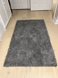 Grey area rug - 3’x5’