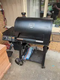 Oklahoma Joe's pellet smoker and grill