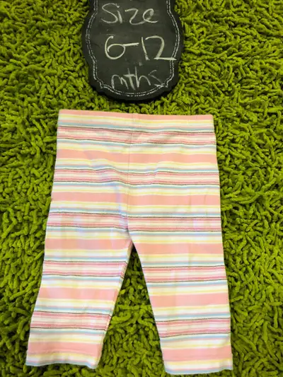 Disney pastel striped leggings 6-12 months, View more