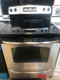 GE 30" Freestanding Electric Stove 5.0 Cu. Ft. JCBP66SP1SS