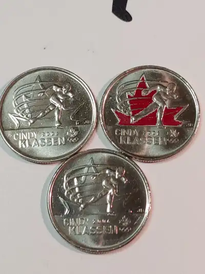 2009 CANADA 25 Cent Cindy Klassen 2006 Canadian Olympic Quarter, View more