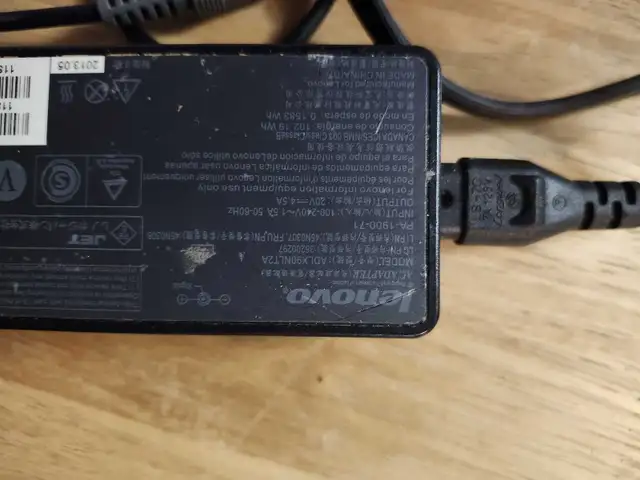 Lenovo Laptop Power Adapter in Laptop Accessories in City of Toronto - Image 3