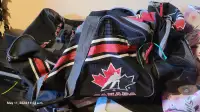 Rolling Canada hockey bag