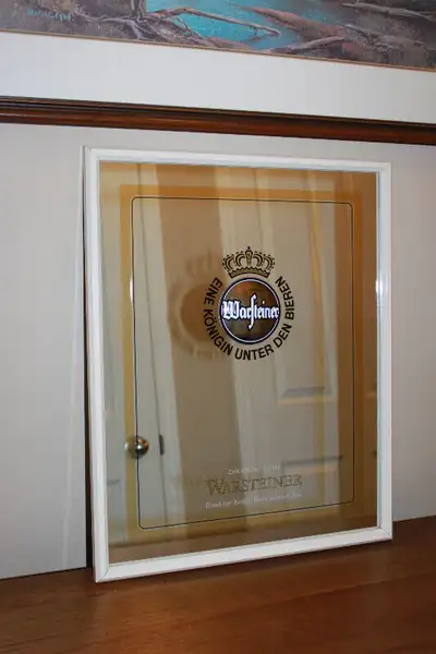 Vintage Warsteiner mirror 3D Pub Man Cave Games Room, View more