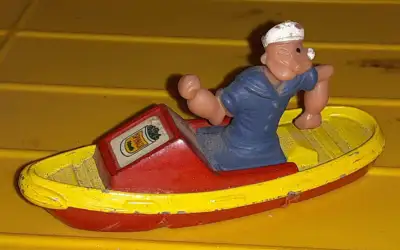 CORGI POPEYE THE SAILOR MAN Diecast boat Made in Great Britain, View more