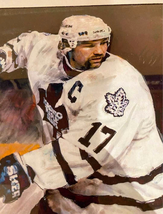 Beautiful Custom Wendel Clark Toronto Maple Leafs Print 15”x 11 in Arts & Collectibles in Hamilton - Image 4
