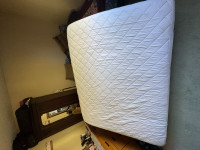 Queen size mattress and 2 boxes for sale 