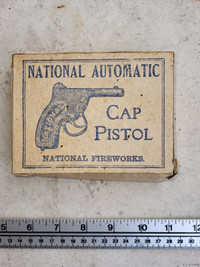 Antique 1911 NATIONAL CAST IRON CAP GUN