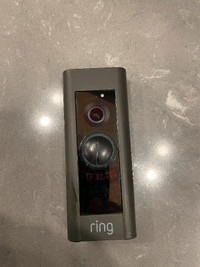 Ring Pro with optional angle mounts and wifi door chime