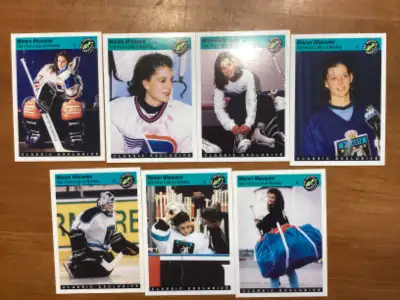 $50.00 - “FIRST LADY OF HOCKEY” 7 card set - Clean & in MINT condition. Shipping available - Call Pa...