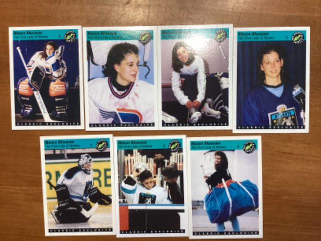 1993 CLASSIC PRO HOCKEY MANON RHEAUME CARD SET of 7 ! in Arts & Collectibles in City of Toronto