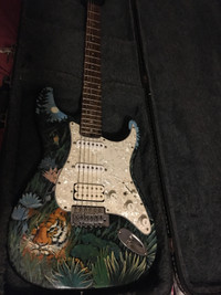 Kit guitar with Dragonfire pickup set