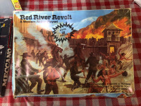 Red River Revolt Western Action Playset 1983 Toyco