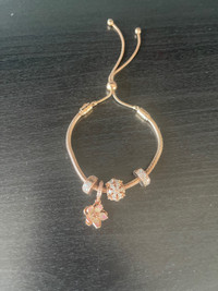 Rose gold Pandora bracelet