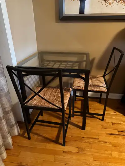 Small table and chairs, View more
