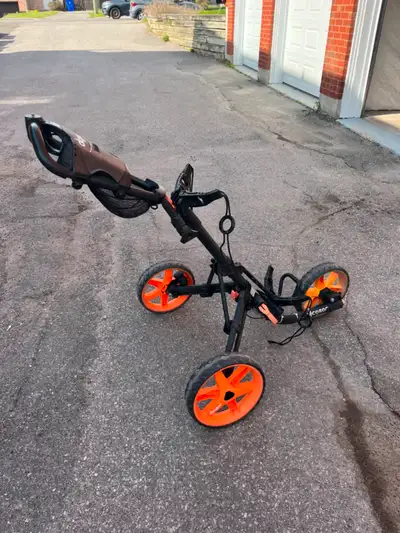 3"0 Clicgear push cart  complete with all accessories., View more