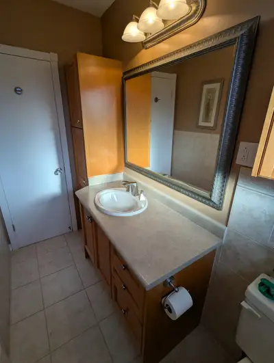 Complete Bathroom Maple Wood Cabinetry  5 piece, View more