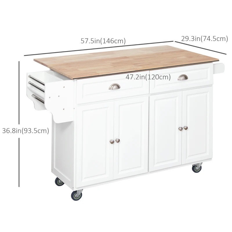 Very large kitchen island, Kitchen Island with Storage, Rolling | Dining Tables & Sets | Markham ...