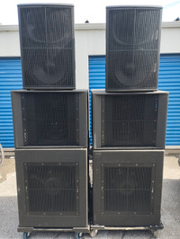 Large VTC (Danley Designed) pa system (28 boxes) subs and tops