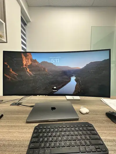 LG Ultra Wide Monitor Curved 38WP85C, View more