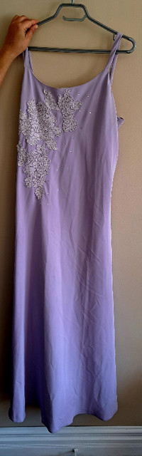 Cute and simple floral purple prom dress/ Mignon et simple robe