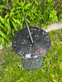 Vintage Berkeley Forge Sundial Garden Sun Dial Garden Feature