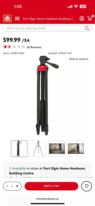 Milwaukee tripod, View more