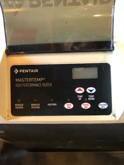 Pentair  Mastertemp 125 natural gas heater, View more