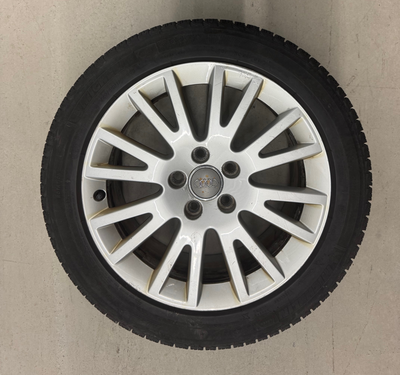 Offset stamp reads ET56. Rims are OEM from a 2012 Audi and in good condition . Used during fall/wint...