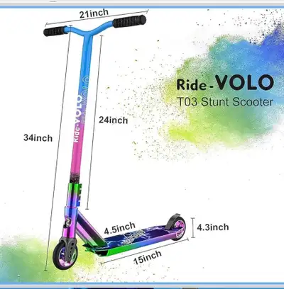 Brand new RideVOLO T0З Pro StuntScooter, View more