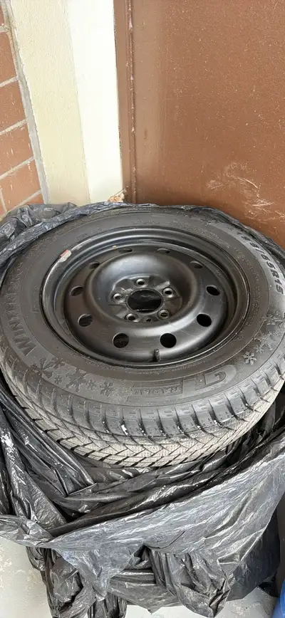 Winter tires 195165713. SERIOUS BUYER ONLY. Pickup at eglinton west and Caledonia rd. Asking $400 wi...