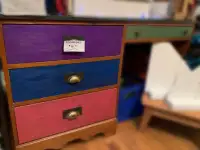 Refurbished Colorful Dresser - Unique