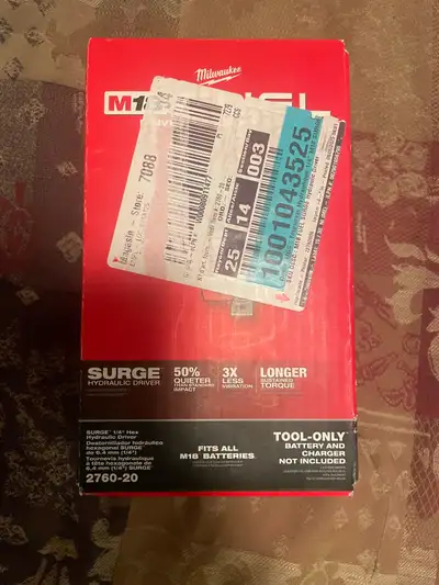 M18 Fuel Surge Hex 1/4” Hydraulic Driver, View more