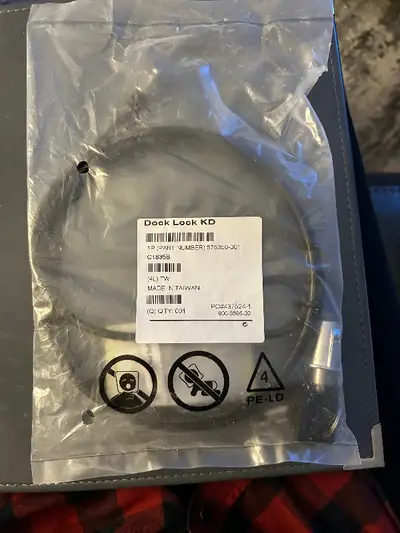 HP Docking Station Security Cable Lock (Brampton), View more