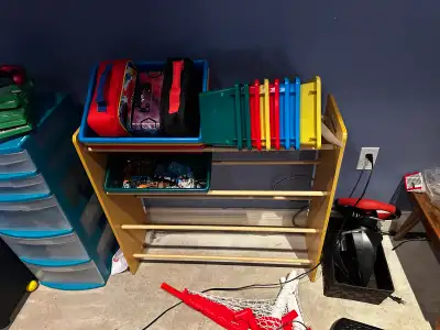 toy storage bins and tack, View more