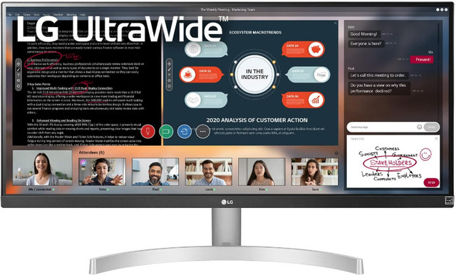 NEW LG UltraWide 29" (2560 x 1080) Monitor + speakers on SALE! in Monitors in Mississauga / Peel Region