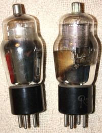 Radio Tubes one 24 and one 24A