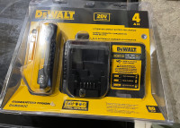 Brand new dewalt 4ah battery and charger   kit