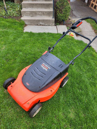 Black and Decker Corded Electric Lawnmower 