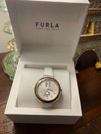 Furla ladies watch with leather strap