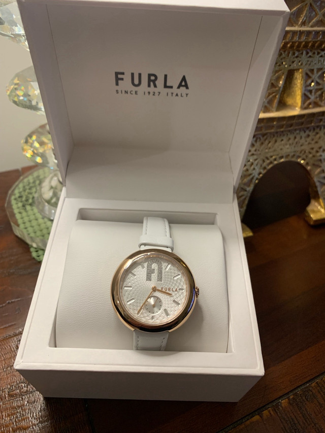 Furla ladies watch with leather strap in Jewellery & Watches in Delta/Surrey/Langley