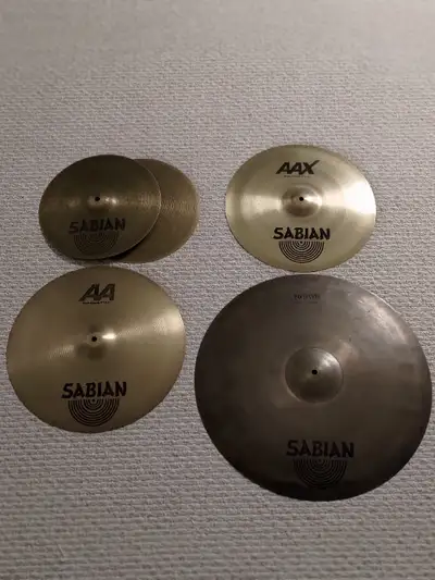Retired/quit playing drums long time ago and have moved on. Individual prices shown in image: 1. Sab...