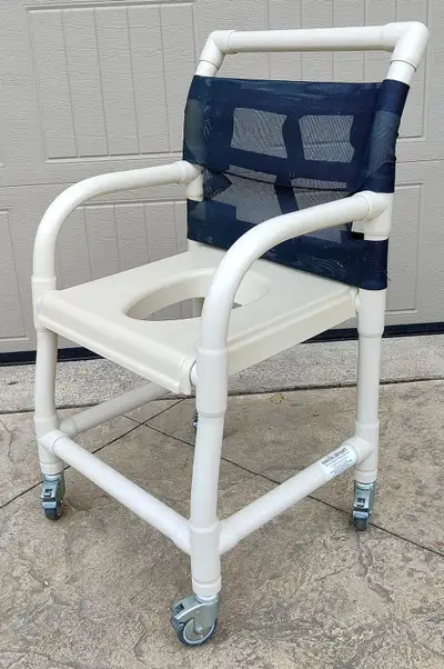Never used Commercial  Wheeled Transport Shower/ Toilet Commode, View more