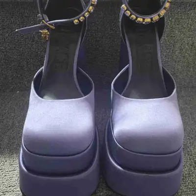 Versace Lilac Platform Heels size 36, View more