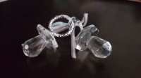 TWO Clear Glass Baby Pacifiers - both for $20