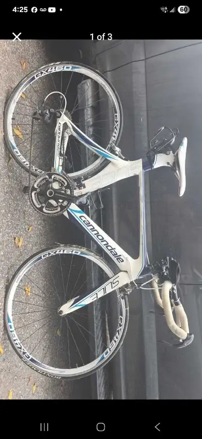 Selling as a combo. Needs new tires and a tune up. Great bike. I am 5'2, so this is a small bike. 48...