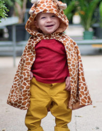 Great Pretenders Giraffe Baby Cape Costume, 6-12 months