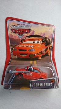 DISNEY PIXAR WORLD OF CARS ROMAN DUNES NO STALL DIECAST MINT 